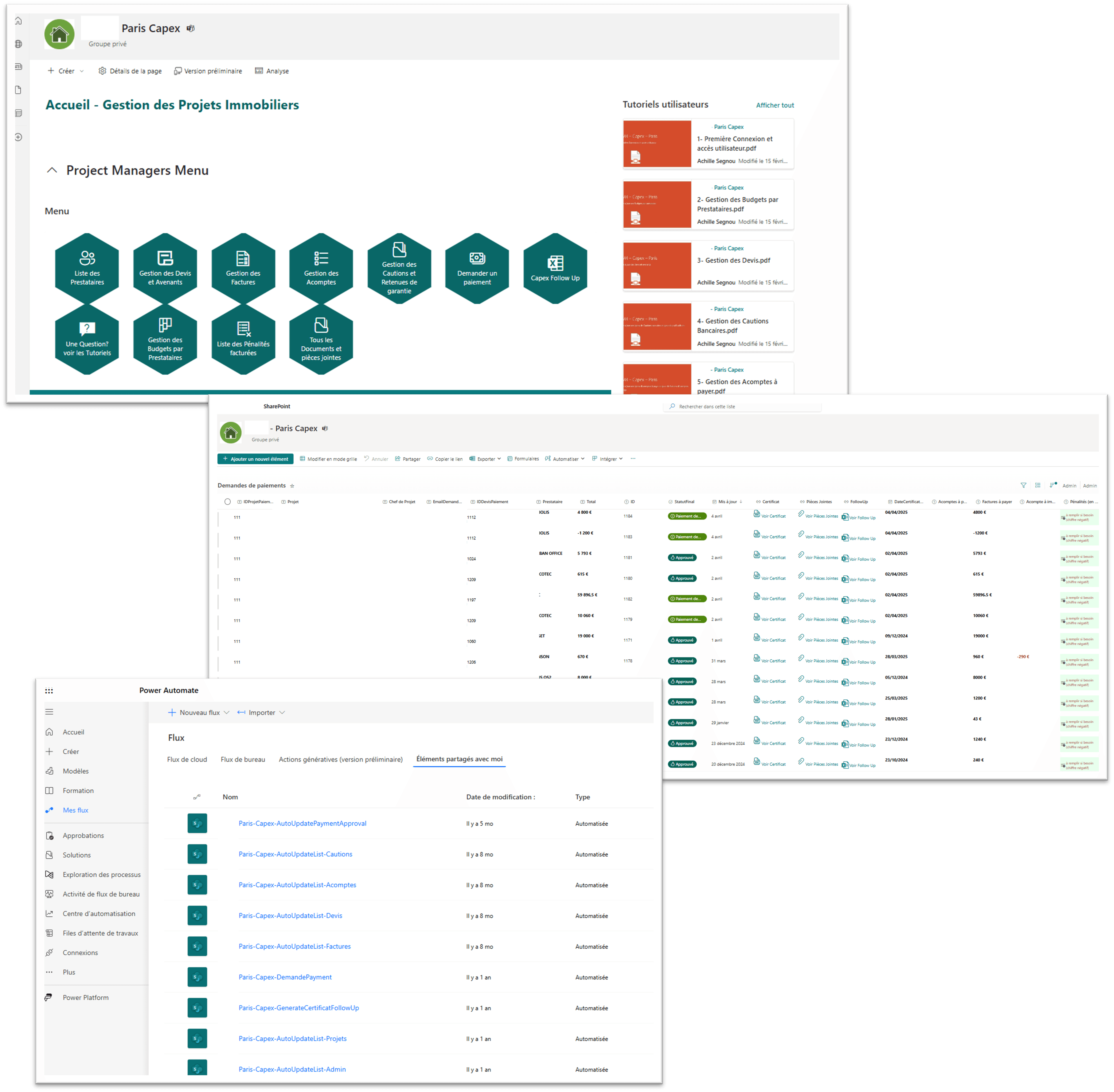 Plateforme digitale de gestion CAPEX