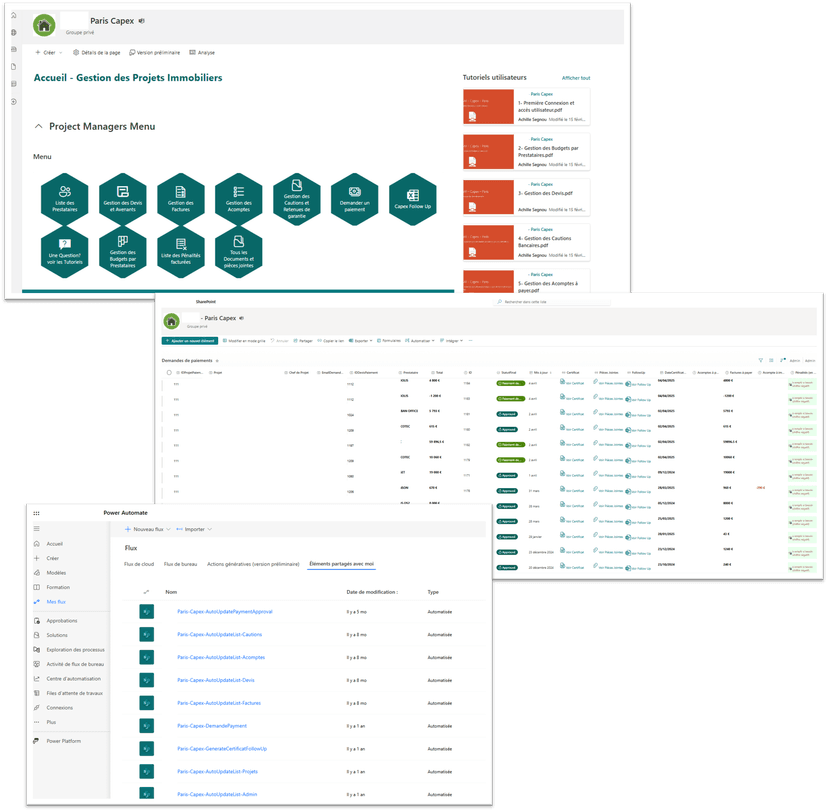 Plateforme digitale de gestion CAPEX